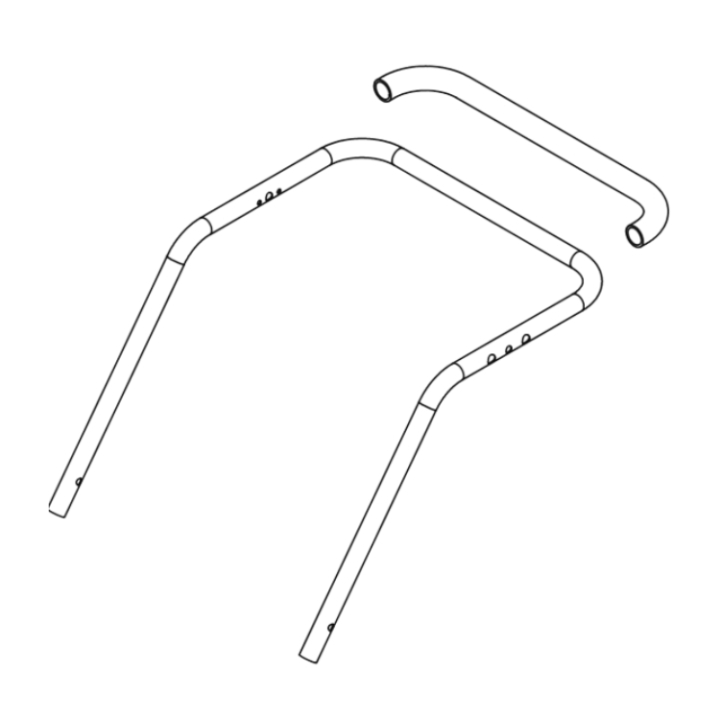 HANDLE TUBE i gruppen Reservdelar Gräsklippare / Reservdelar Husqvarna Gå-Bakom Gräsklippare / Reservdelar Husqvarna LC 146S hos Gräsklipparbutiken (5311472-03)