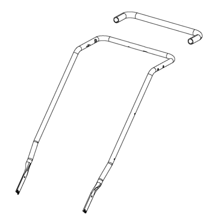 HANDLE TUBE i gruppen Reservdelar Gräsklippare / Reservdelar Husqvarna Gå-Bakom Gräsklippare / Reservdelar Husqvarna LC247i hos Gräsklipparbutiken (5311472-29)