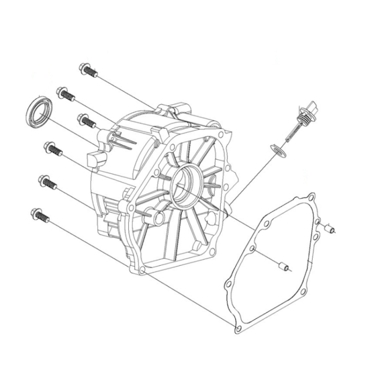 Cover kit crankcase i gruppen hos Gräsklipparbutiken (5311473-17)