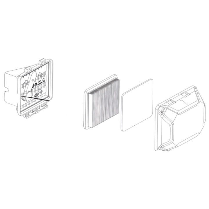 AIR FILTER ASSY i gruppen Reservdelar Gräsklippare / Reservdelar till Motorer / Reservdelar HS166AP (970708901) hos Gräsklipparbutiken (5311477-06)