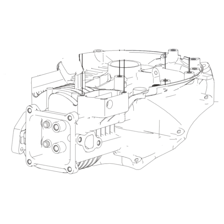 CRANKCASE i gruppen Reservdelar Gräsklippare / Reservdelar till Motorer / Reservdelar HS166AP (970708901) hos Gräsklipparbutiken (5311477-08)