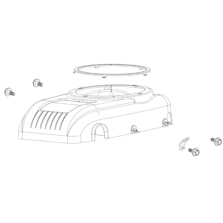 Fan Cover Kit i gruppen Reservdelar Gräsklippare / Reservdelar till Motorer / Reservdelar HS546AE (970710601) hos Gräsklipparbutiken (5311477-28)