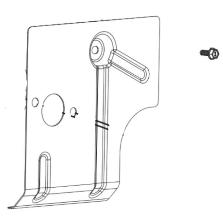 AIR DEFLECTOR KIT i gruppen Reservdelar Gräsklippare / Reservdelar till Motorer / Reservdelar HS546AE (970710601) hos Gräsklipparbutiken (5311477-32)