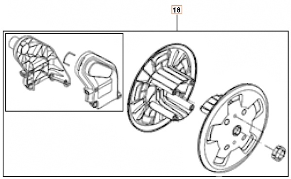 Reel Hose Reel Kit i gruppen  hos Gräsklipparbutiken (5312405-01)