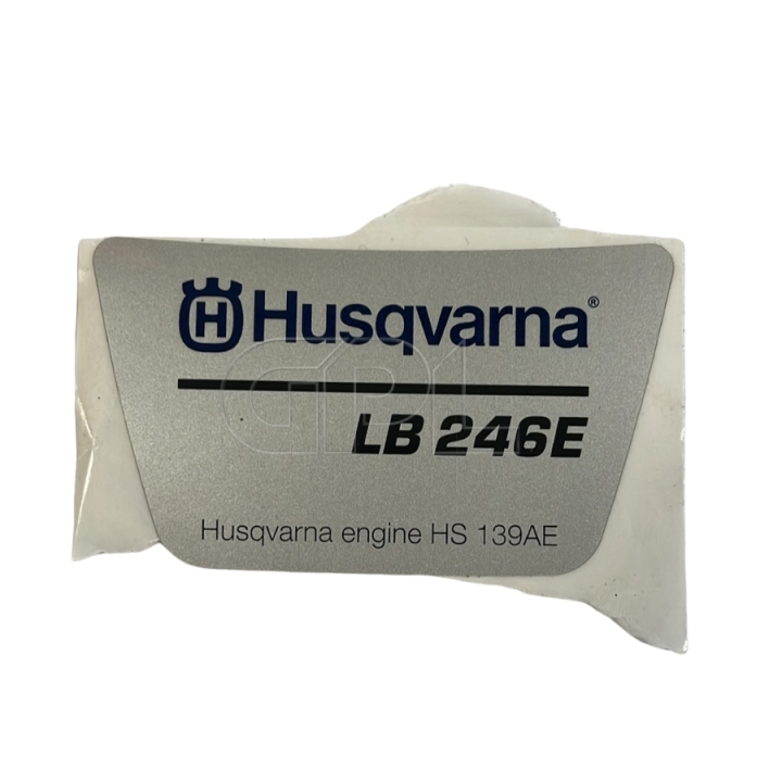 Dekal Husqvarna LB246E i gruppen Reservdelar Gräsklippare / Reservdelar Husqvarna Gå-Bakom Gräsklippare / Reservdelar Husqvarna LB246E hos Gräsklipparbutiken (5312408-02)