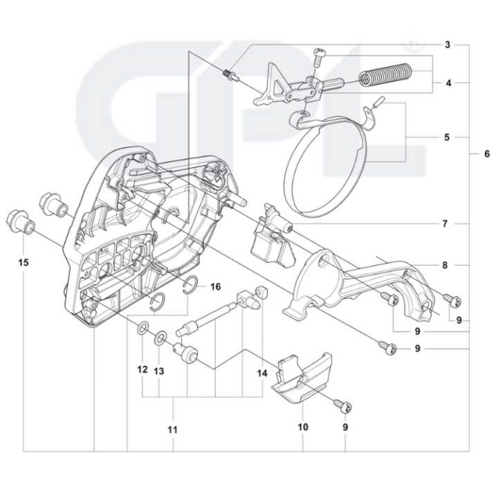 Kopplingskåpa 564XPG i gruppen  hos Gräsklipparbutiken (5312667-01)