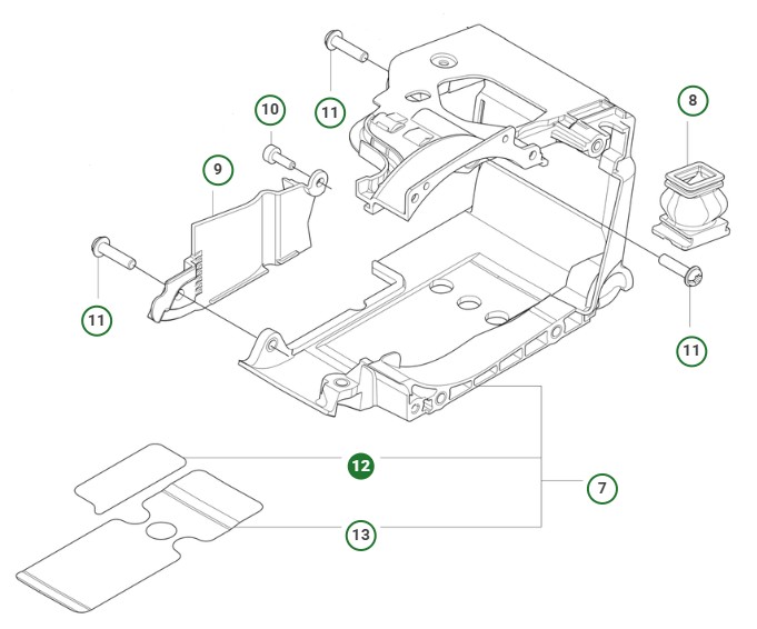 HEAT DEFLECTOR CYLINDER COVER i gruppen  hos Gräsklipparbutiken (5314099-01)