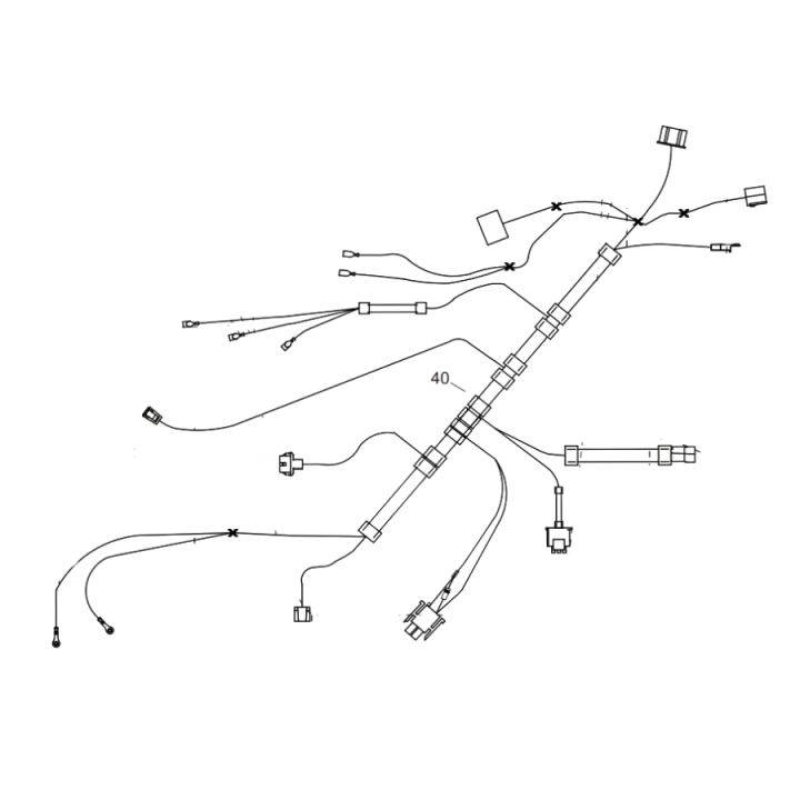 Kabel i gruppen Reservdelar Gräsklippare / Reservdelar Husqvarna Traktorer / ➤ YT & YTH modeller / Reservdelar Husqvarna YTH 2546 TD hos Gräsklipparbutiken (5324096-14)