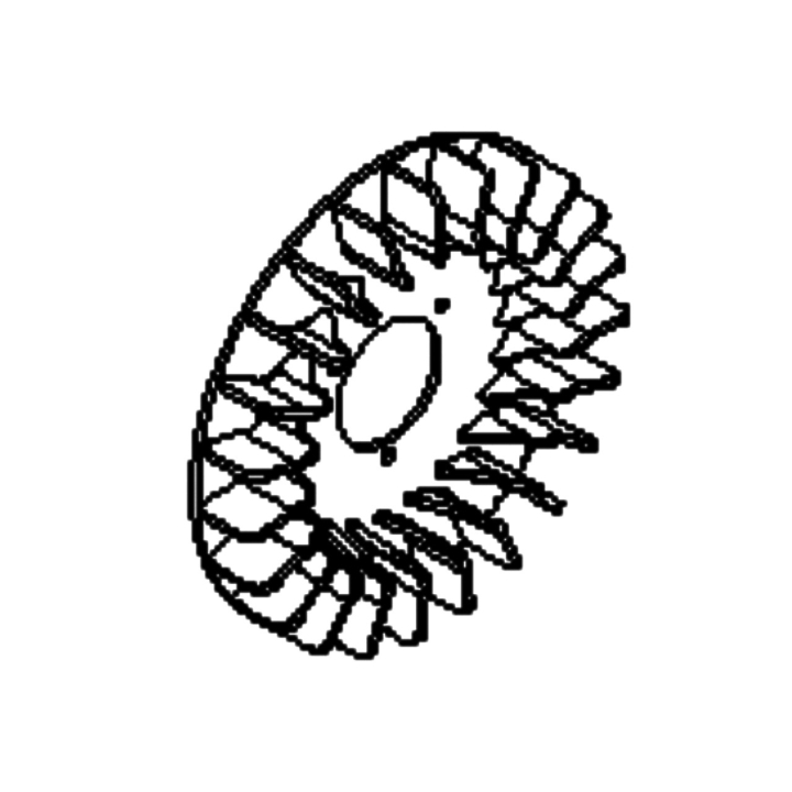 Fläkt i gruppen Reservdelar Gräsklippare / Reservdelar till Motorer / Reservdelar LCT PW4HK191150781E hos Gräsklipparbutiken (5324293-06)