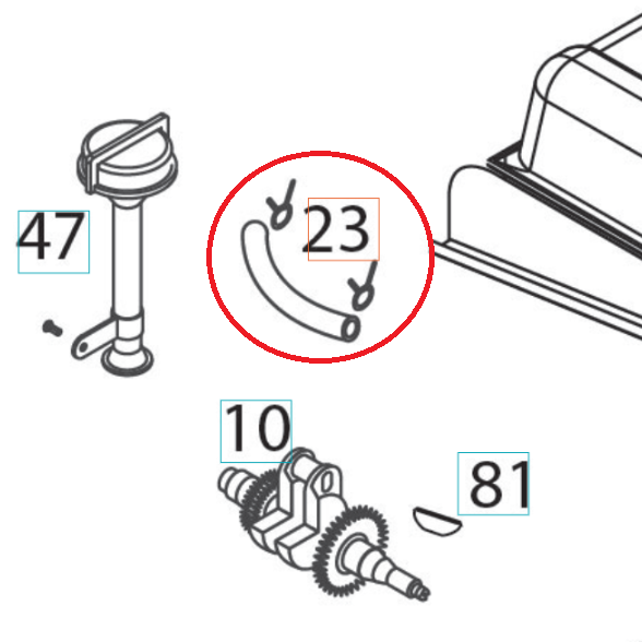 Fuel Hose Kit i gruppen  hos Gräsklipparbutiken (5324321-46)