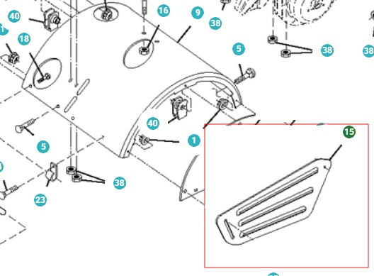 Skärm, Höger i gruppen  hos Gräsklipparbutiken (5324404-50)