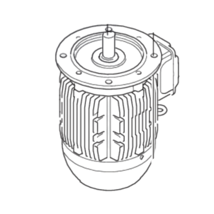 Motor blast 7,5KW weg IE3 i gruppen hos Gräsklipparbutiken (5340536-02)