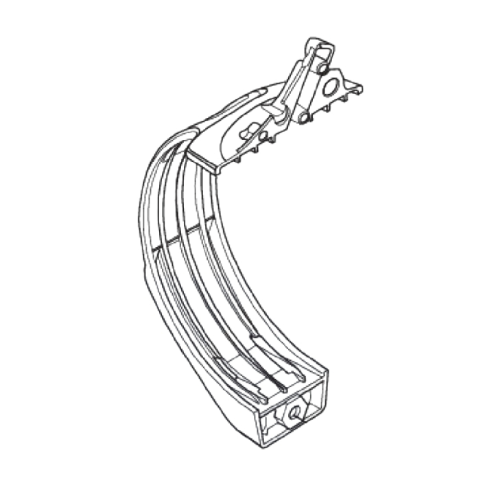 HANDLE HOLDER LEFT, D130 HUSQV i gruppen  hos Gräsklipparbutiken (5352897-01)