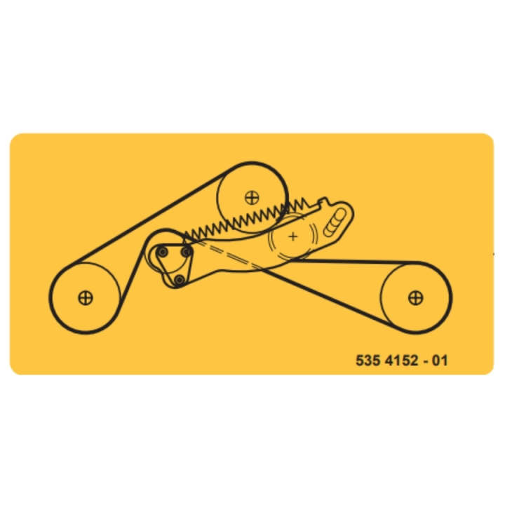 Dekal Remdragning i gruppen Reservdelar Gräsklippare / Reservdelar Jonsered Åkgräsklippare / Reservdelar Jonsered FR 2115MA hos Gräsklipparbutiken (5354152-01)