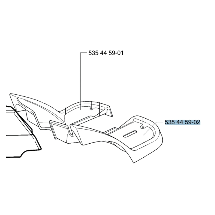 Matta Fot- Höger i gruppen Reservdelar Gräsklippare / Reservdelar Husqvarna Rider / Reservdelar Rider PR17 AWD hos Gräsklipparbutiken (5354459-02)