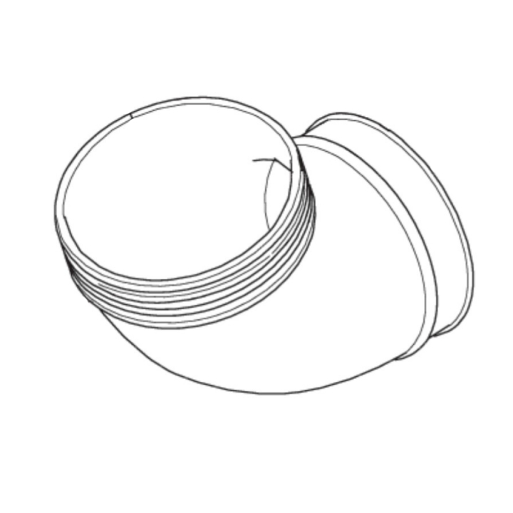 ELBOW SLIP ON D130-D130 HUSQVA i gruppen  hos Gräsklipparbutiken (5354719-01)