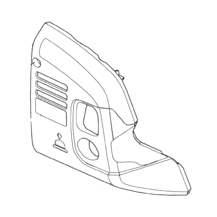 COVER AIR INTAKE, HUSQVARNA i gruppen  hos Gräsklipparbutiken (5355076-01)