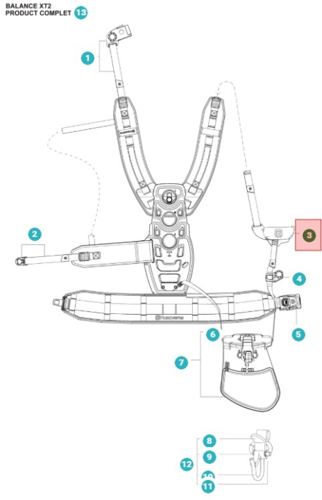 BUCKLE FRONT PIECE RIGHT ASSY i gruppen  hos Gräsklipparbutiken (5360259-01)