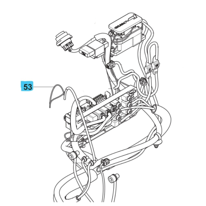 Wiring Assy External Can Conne i gruppen Reservdelar Gräsklippare / Reservdelar Husqvarna Rider / Reservdelar Rider 112iC hos Gräsklipparbutiken (5361052-01)