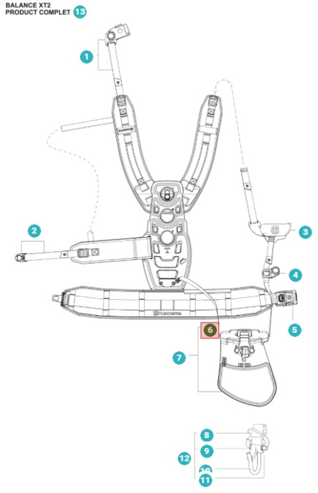 BAND PULLSTRAP XT2 ASSY i gruppen  hos Gräsklipparbutiken (5363736-01)