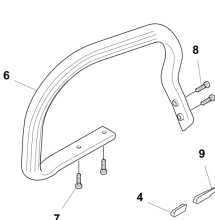 Handtag främre 240I Chain Saw i gruppen  hos Gräsklipparbutiken (5365581-01)
