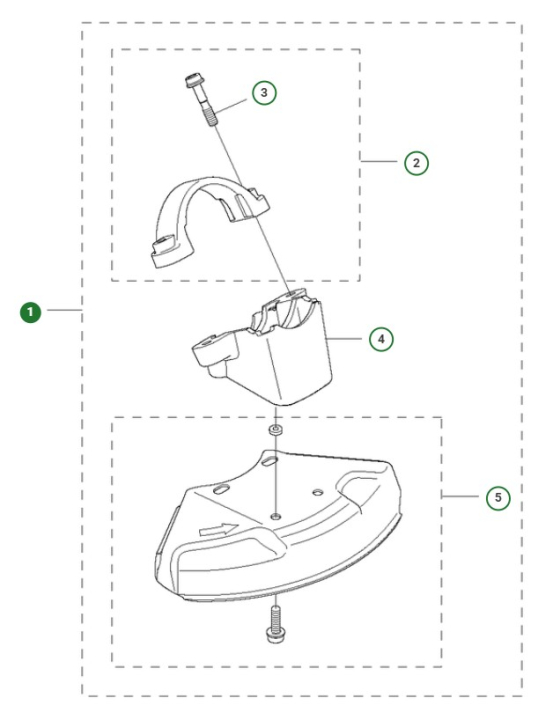 SATS, KLINGSKYDD i gruppen  hos Gräsklipparbutiken (5373109-03)