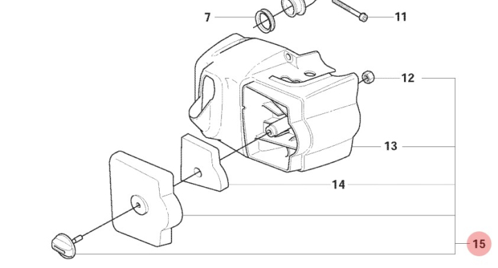 Cylinderkåpa Kpl i gruppen  hos Gräsklipparbutiken (5374120-04)