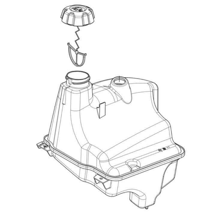 FUEL TANK KIT R400 i gruppen Reservdelar Gräsklippare / Reservdelar Husqvarna Rider / Reservdelar Rider 420 TSX AWD hos Gräsklipparbutiken (5374825-01)