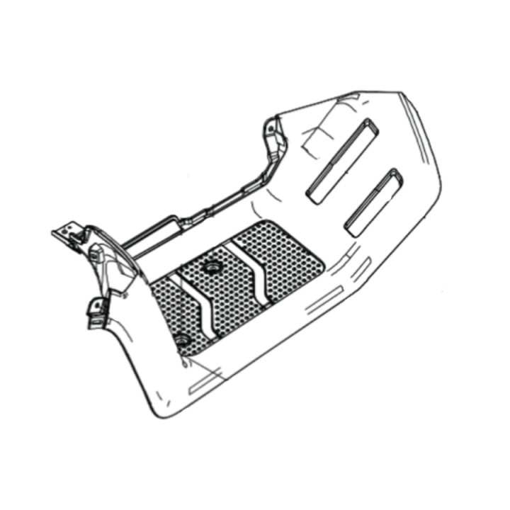 Fotplatta Höger i gruppen Reservdelar Gräsklippare / Reservdelar Husqvarna Traktorer / ➤ TS modeller / Reservdelar Husqvarna TS 114 hos Gräsklipparbutiken (5375198-03)