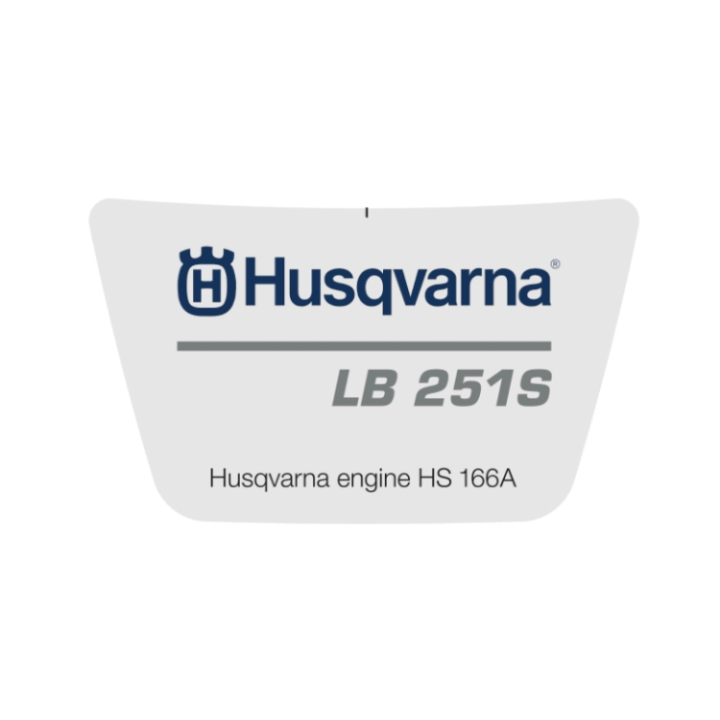 DECAL LB251S i gruppen Reservdelar Gräsklippare / Reservdelar Husqvarna Gå-Bakom Gräsklippare / Reservdelar Husqvarna LB251S hos Gräsklipparbutiken (5375461-01)