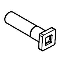 Screw Square Head M8X37 10,9 Z i gruppen  hos Gräsklipparbutiken (5375791-01)
