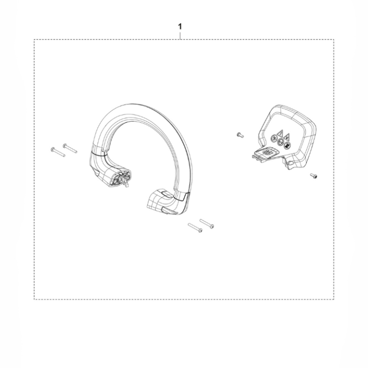 HANDLE ASSY HANDLE ASSY i gruppen  hos Gräsklipparbutiken (5376229-01)