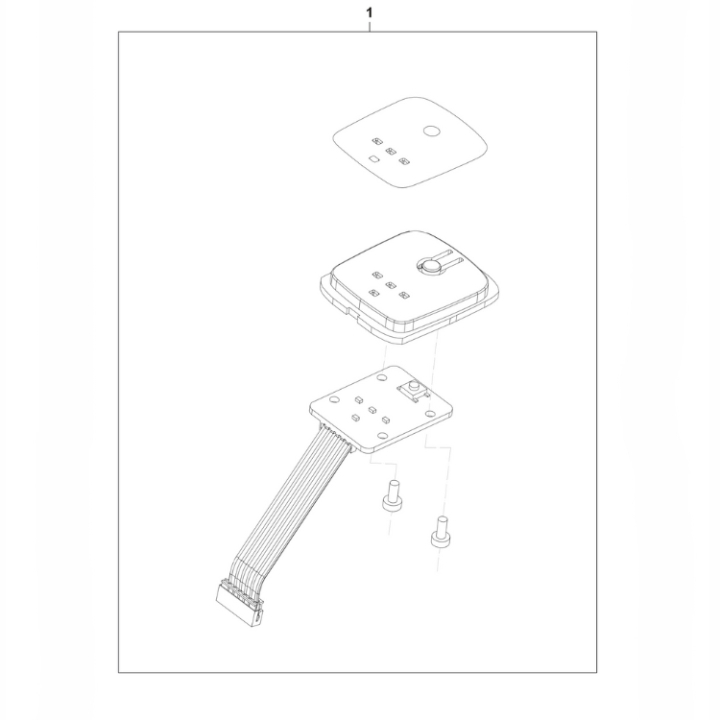 KEYPAD KEYPAD KIT i gruppen  hos Gräsklipparbutiken (5376239-01)