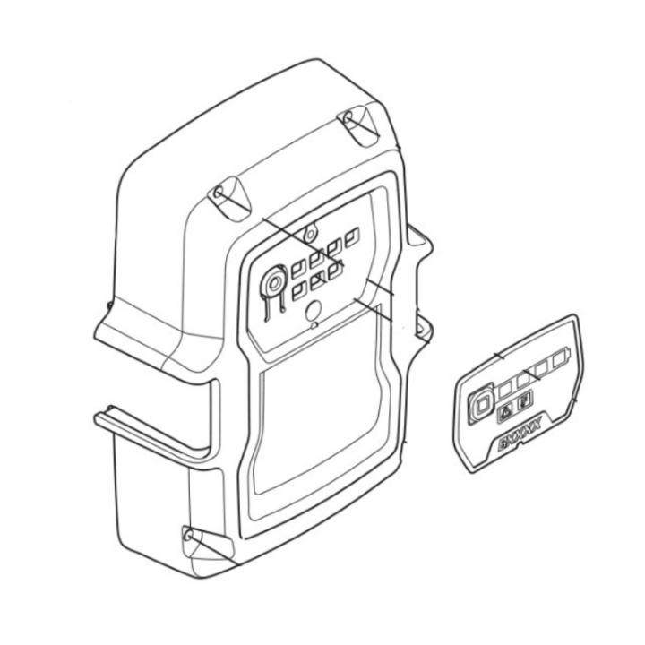 COVER ASSY SPARE PART BLI MKII i gruppen hos Gräsklipparbutiken (5386546-02)