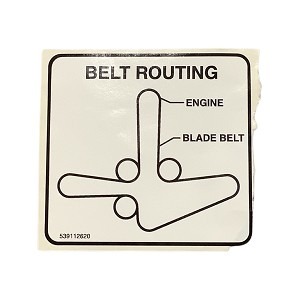 DECAL i gruppen Reservdelar Gräsklippare / Reservdelar Husqvarna Traktorer / ➤ YT & YTH modeller / Reservdelar Husqvarna YT 48 DXLS hos Gräsklipparbutiken (5391126-20)