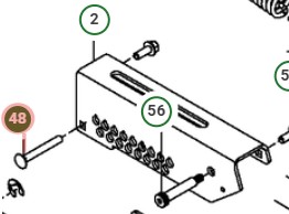 3/8-16 X 3` CARR BOLT i gruppen  hos Gräsklipparbutiken (5391227-28)