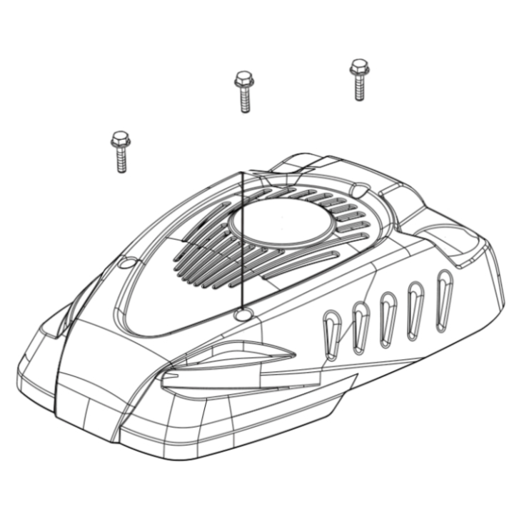 COVER KIT i gruppen Reservdelar Gräsklippare / Reservdelar till Motorer / Reservdelar HS225P (970855201) hos Gräsklipparbutiken (5401060-01)