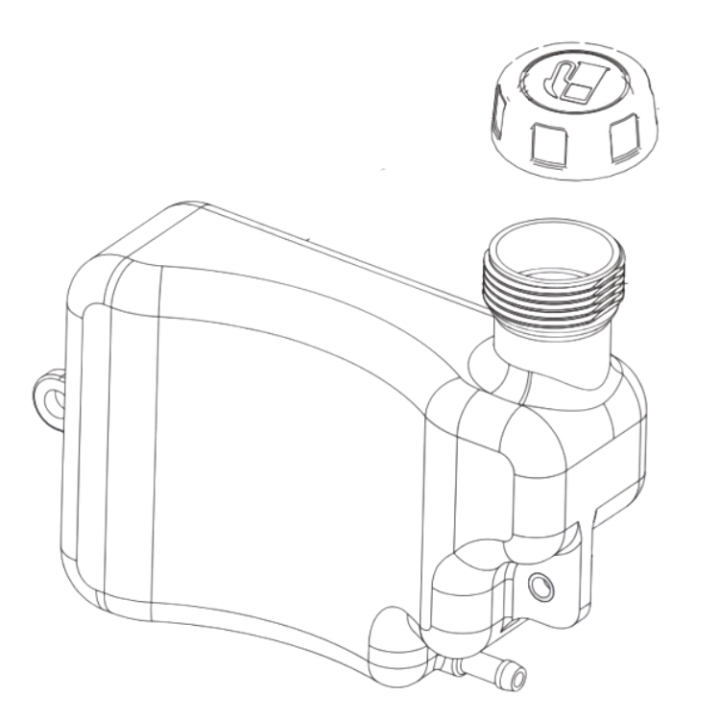 FUEL TANK ASSY i gruppen Reservdelar Gräsklippare / Reservdelar till Motorer / Reservdelar HS225P (970855201) hos Gräsklipparbutiken (5401099-01)