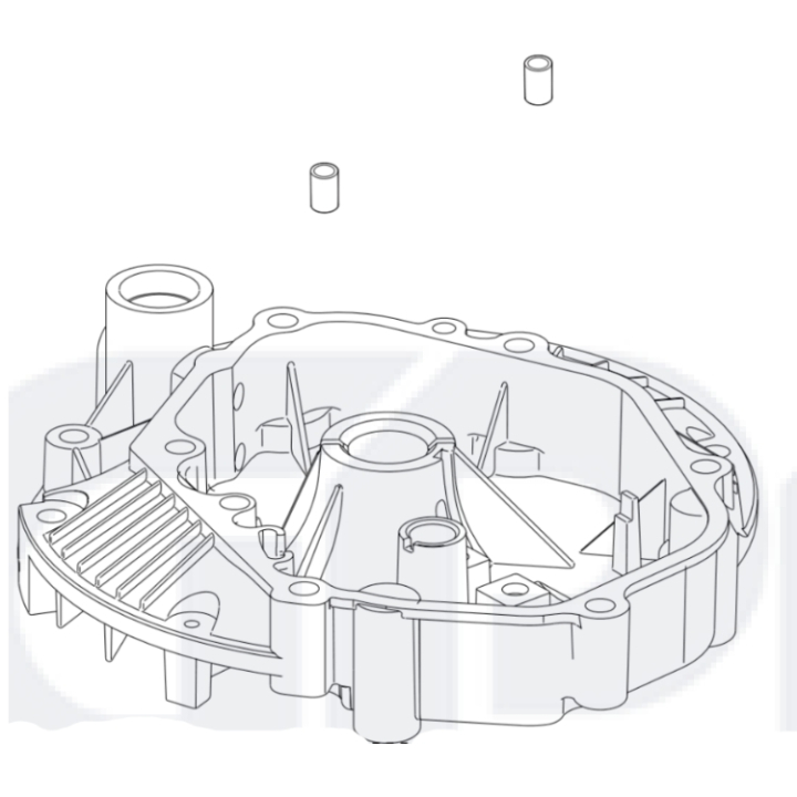 CRANKCASE COVER i gruppen Reservdelar Gräsklippare / Reservdelar till Motorer / Reservdelar HS225P (970855201) hos Gräsklipparbutiken (5401112-01)