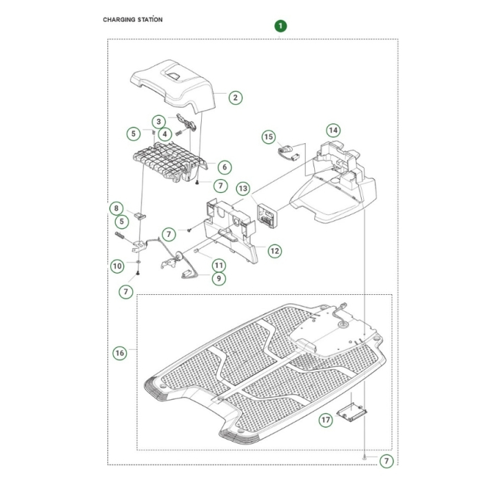 Laddstation Automower R6V, 308V, 312V i gruppen  hos Gräsklipparbutiken (5401597-01)