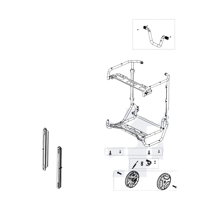 Frame assy a 100 i gruppen  hos Gräsklipparbutiken (5402308-01)