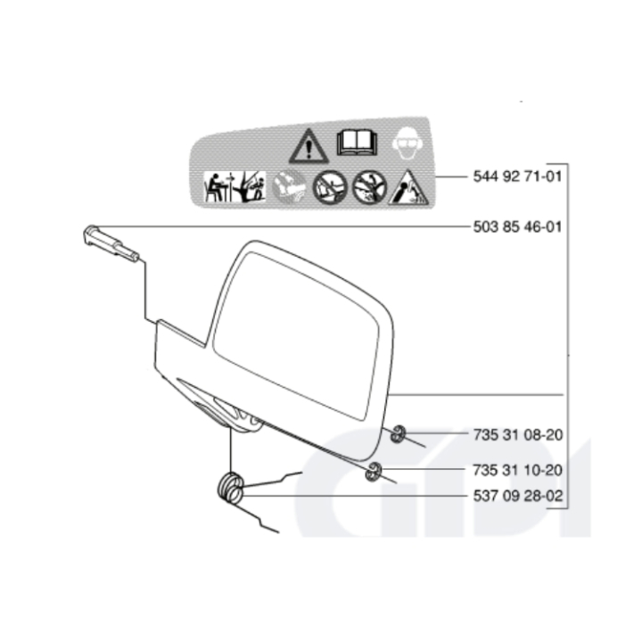 Kastskydd Kpl i gruppen  hos Gräsklipparbutiken (5440136-03)