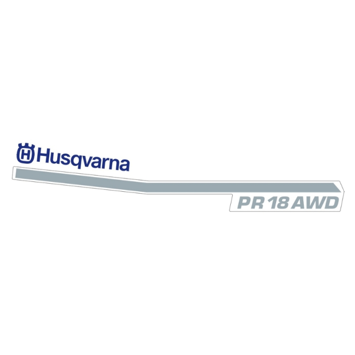 Dekal i gruppen Reservdelar Gräsklippare / Reservdelar Husqvarna Rider / Reservdelar Rider Pro 18 AWD hos Gräsklipparbutiken (5442499-01)