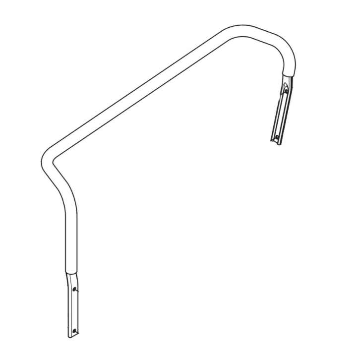 Handtag Kpl i gruppen Reservdelar Gräsklippare / Reservdelar Husqvarna Rider / Reservdelar Husqvarna PT 26D hos Gräsklipparbutiken (5442551-01)