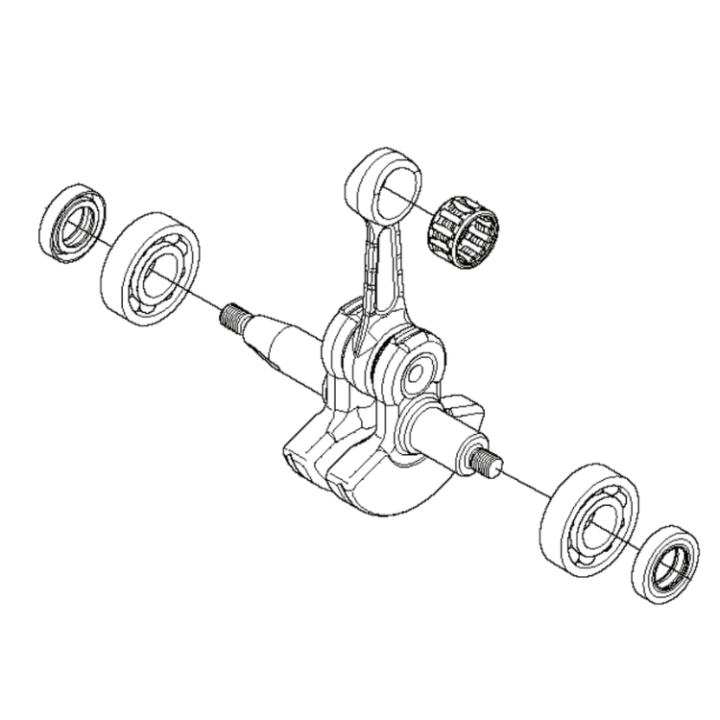 Vevaxel Kpl i gruppen  hos Gräsklipparbutiken (5443813-01)