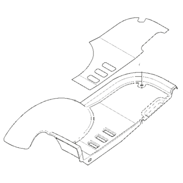 Fotplatta i gruppen Reservdelar Gräsklippare / Reservdelar Husqvarna Rider / Reservdelar Rider 15C hos Gräsklipparbutiken (5448959-01)
