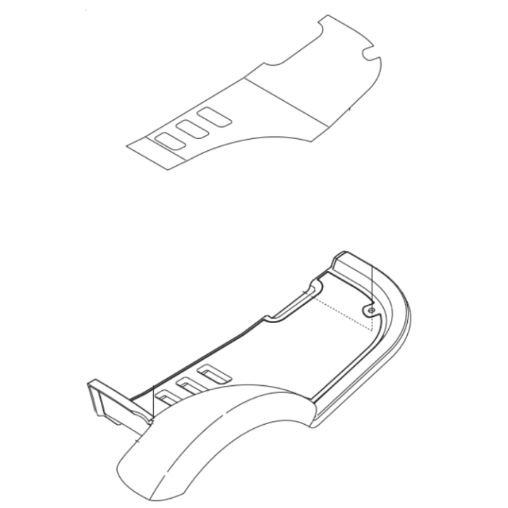 Fotplatta i gruppen Reservdelar Gräsklippare / Reservdelar Husqvarna Rider / Reservdelar Rider 11R hos Gräsklipparbutiken (5448959-02)