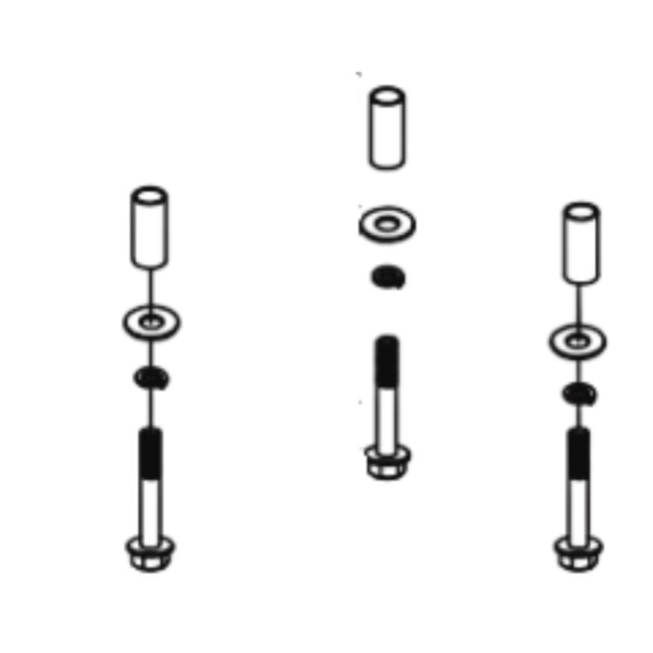 POWERHEAD ASSY FASTENER KIT i gruppen Reservdelar Gräsklippare / Reservdelar Husqvarna Gå-Bakom Gräsklippare / Reservdelar Husqvarna LB144i hos Gräsklipparbutiken (5460081-01)