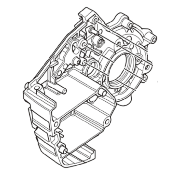 CHASSIS ASSY 550IXP i gruppen  hos Gräsklipparbutiken (5460346-01)