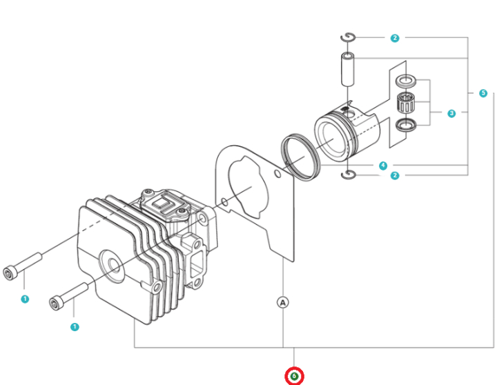 Cylinder Assy i gruppen  hos Gräsklipparbutiken (5460576-01)